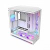 NZXT Obudowa H9 FLOW RGB+ Midi tower z oknem biała